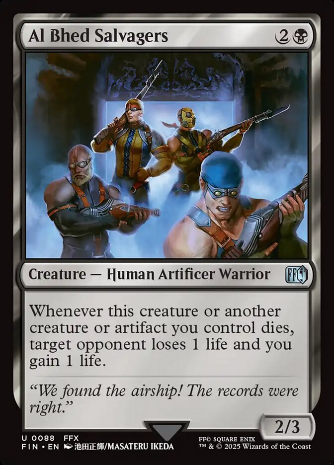 MTG Card Title: Al Bhed Salvagers FIN/88