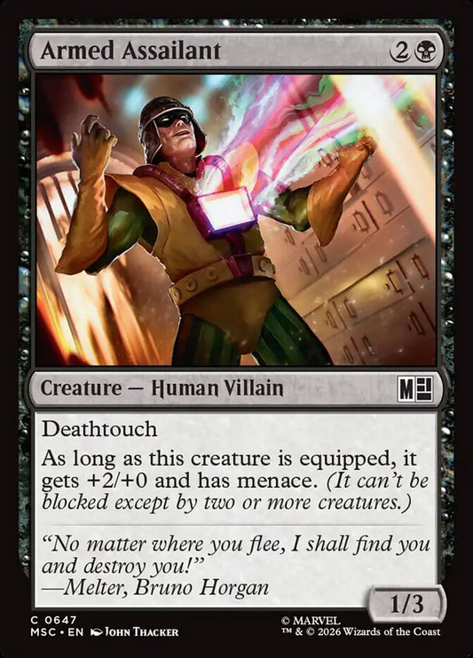 MTG Card Title: Armed Assailant MSC/647