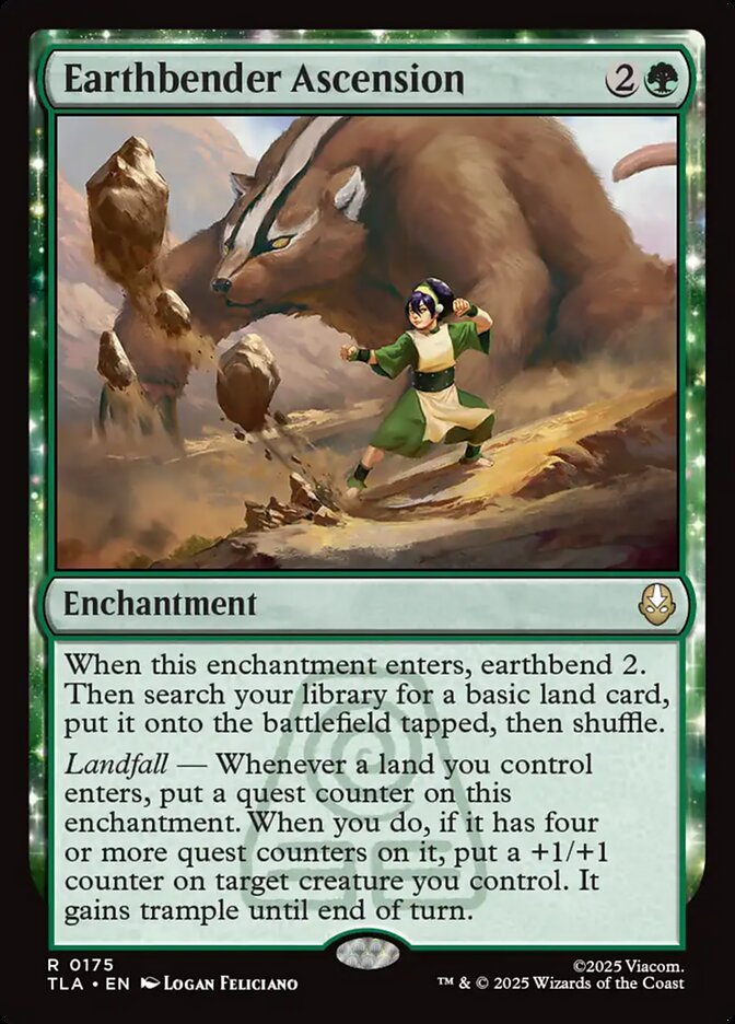 MTG Card Title: Earthbender Ascension TLA/175