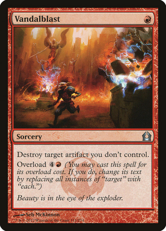 MTG Card Title: Vandalblast RTR/111