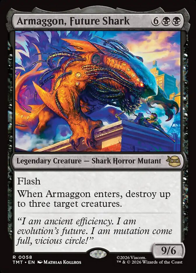 MTG Card Title: Armaggon, Future Shark TMT/58