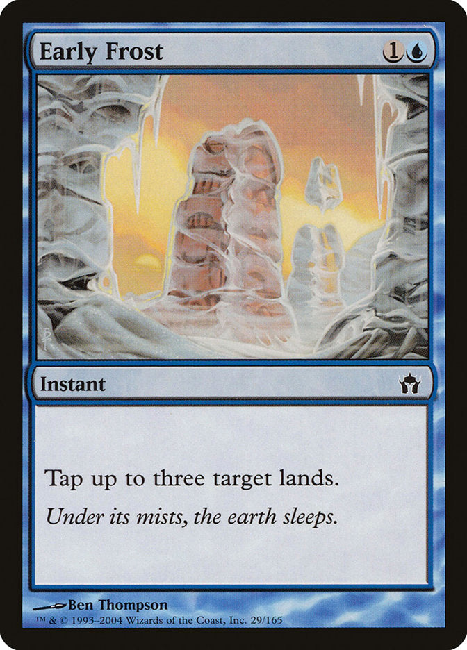 MTG Card Title: Early Frost 5DN/29