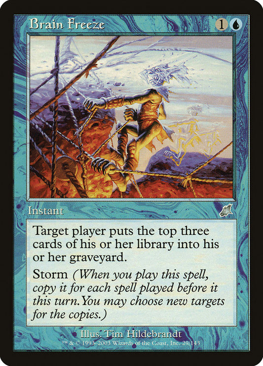 MTG Card Title: Brain Freeze SCG/29