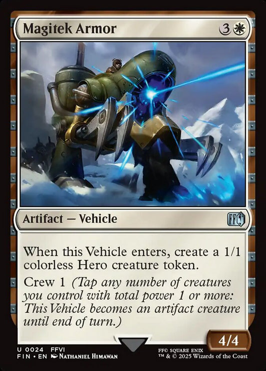 MTG Card Title: Magitek Armor FIN/24