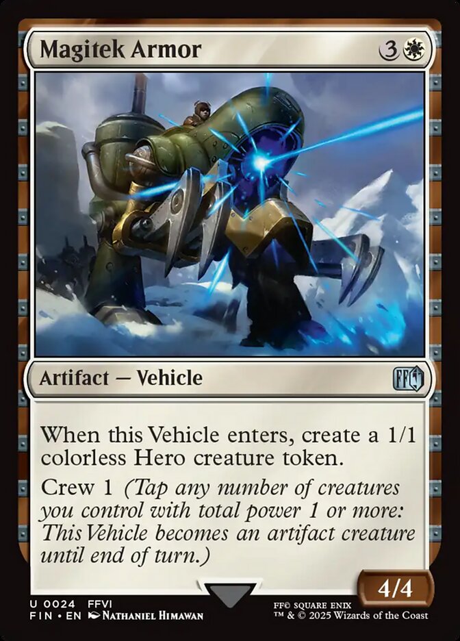 MTG Card Title: Magitek Armor FIN/24