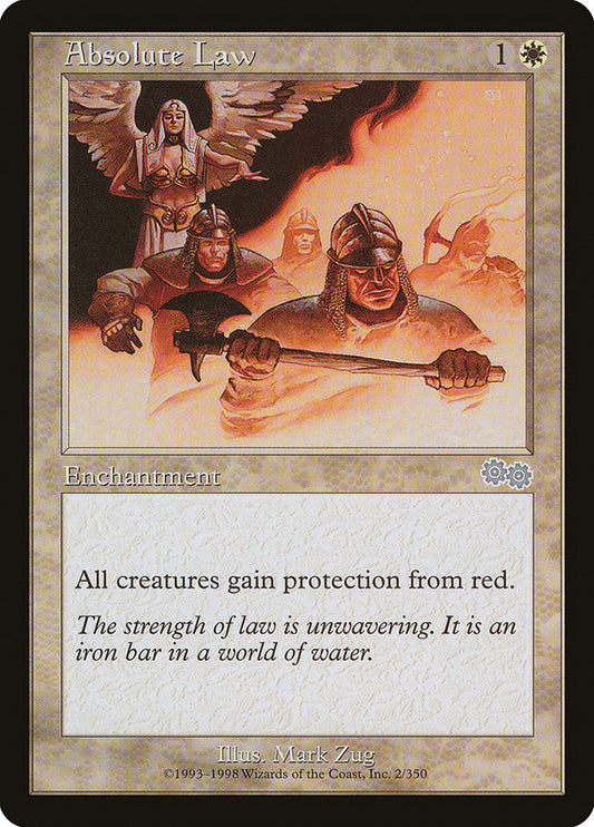 MTG Card Title: Absolute Law USG/2