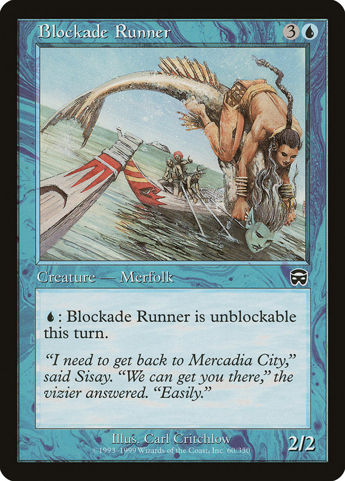 MTG Card Title: Blockade Runner MMQ/60