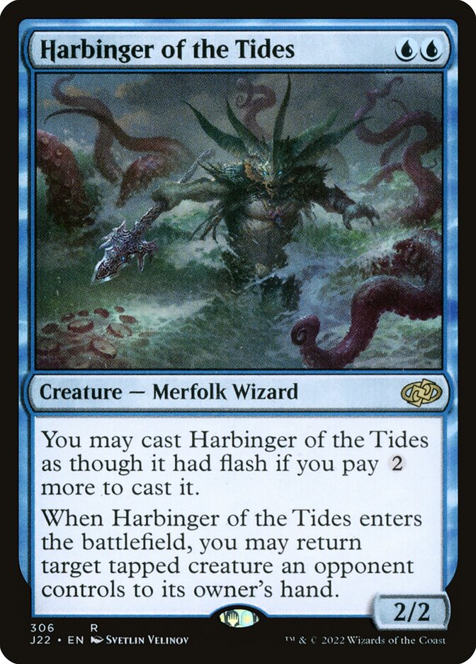 MTG Card Title: Harbinger of the Tides J22/306