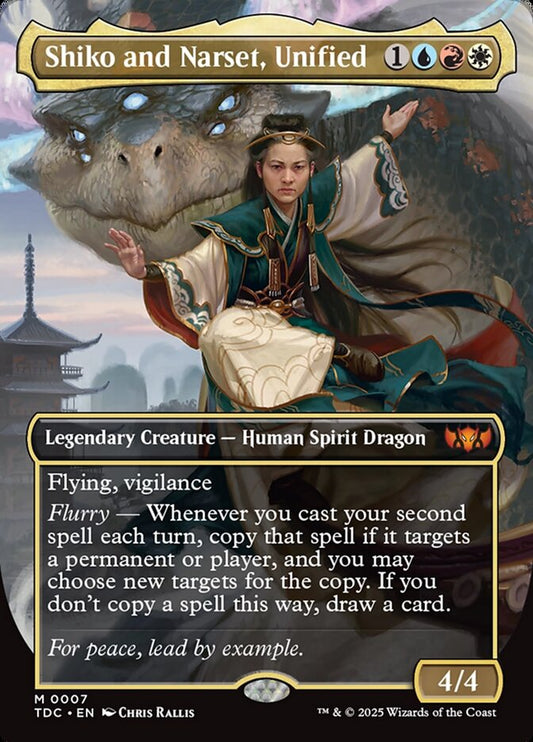 MTG Card Title: Shiko and Narset, Unified TDC/7