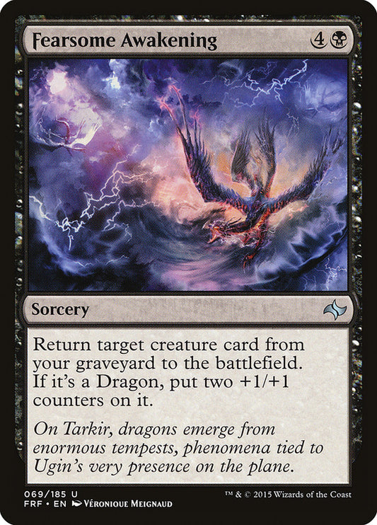 MTG Card Title: Fearsome Awakening FRF/69