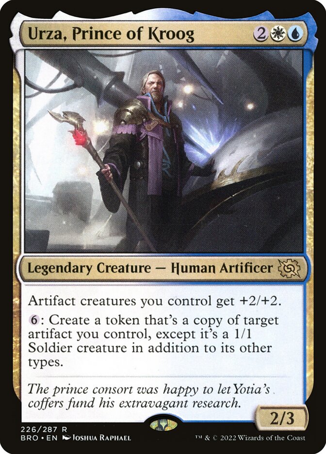 MTG Card Title: Urza, Prince of Kroog BRO/226