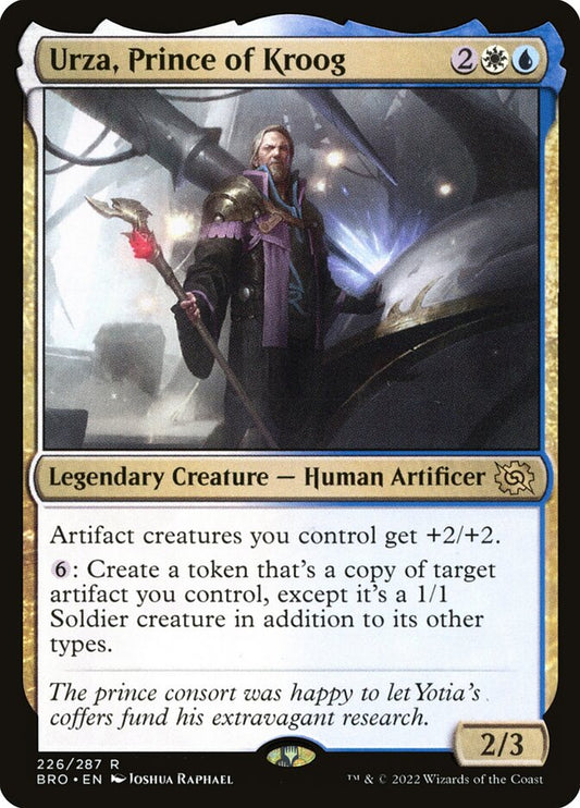 MTG Card Title: Urza, Prince of Kroog BRO/226