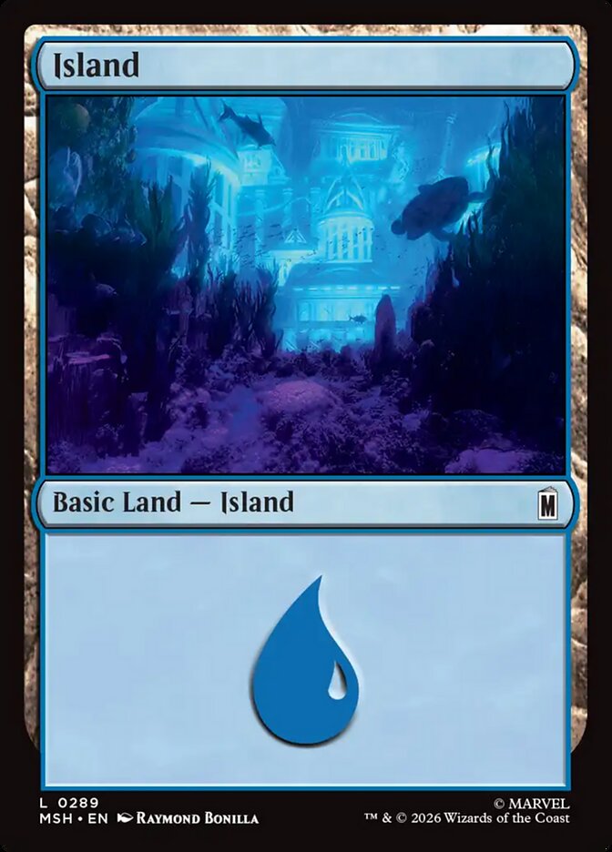 MTG Card Title: Island MSH/289
