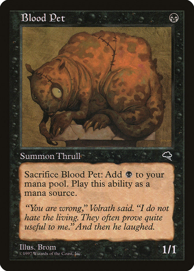MTG Card Title: Blood Pet TMP/109