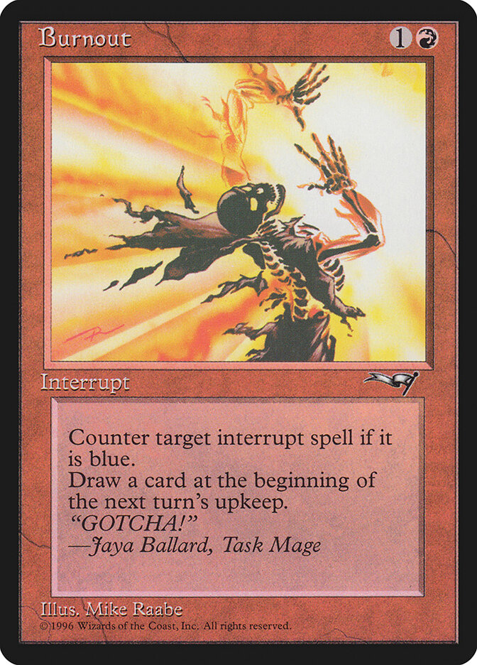 MTG Card Title: Burnout ALL/68
