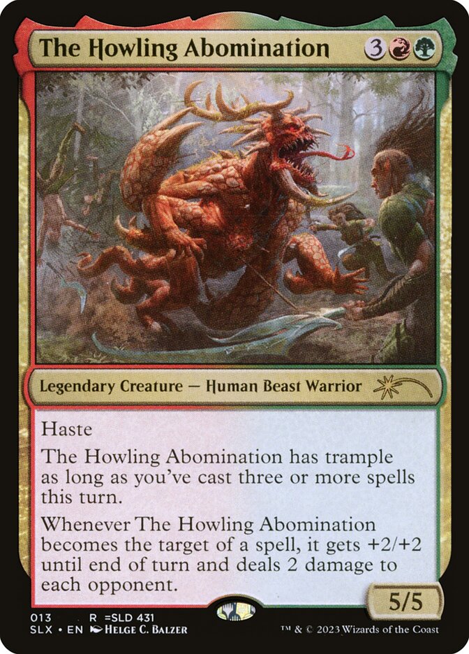 MTG Card Title: The Howling Abomination SLX/13