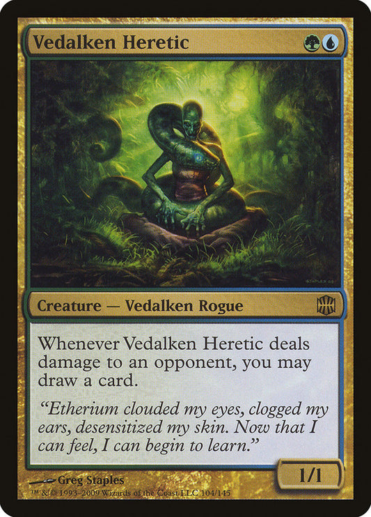 MTG Card Title: Vedalken Heretic ARB/104