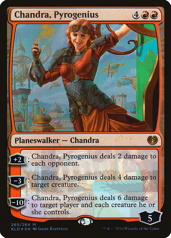 MTG Card Title: Chandra, Pyrogenius KLD/265