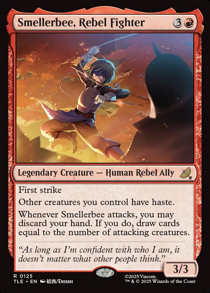 MTG Card Title: Smellerbee, Rebel Fighter TLE/125