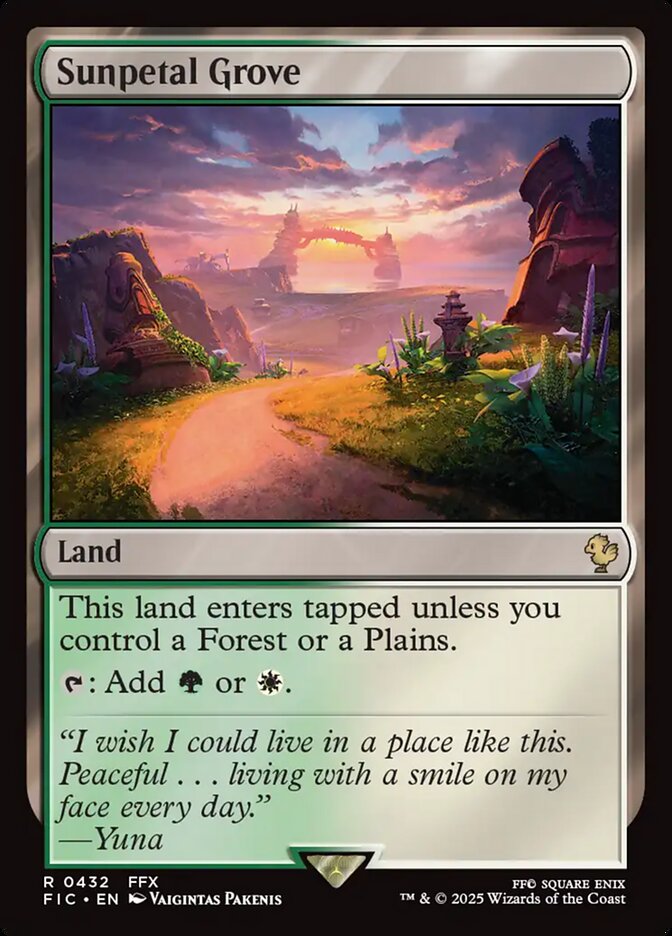 MTG Card Title: Sunpetal Grove FIC/432