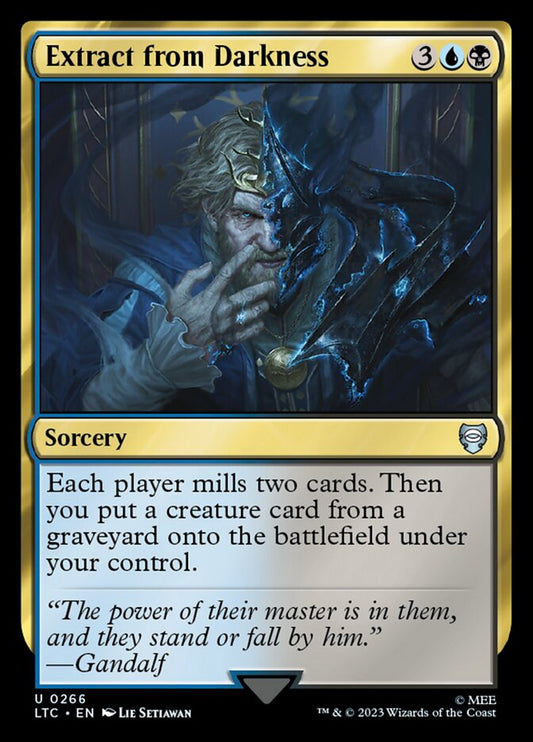 MTG Card Title: Extract from Darkness LTC/266