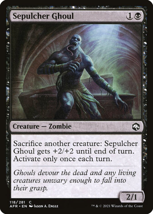 MTG Card Title: Sepulcher Ghoul AFR/118
