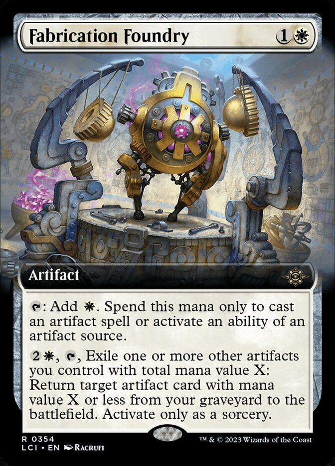 MTG Card Title: Fabrication Foundry LCI/354