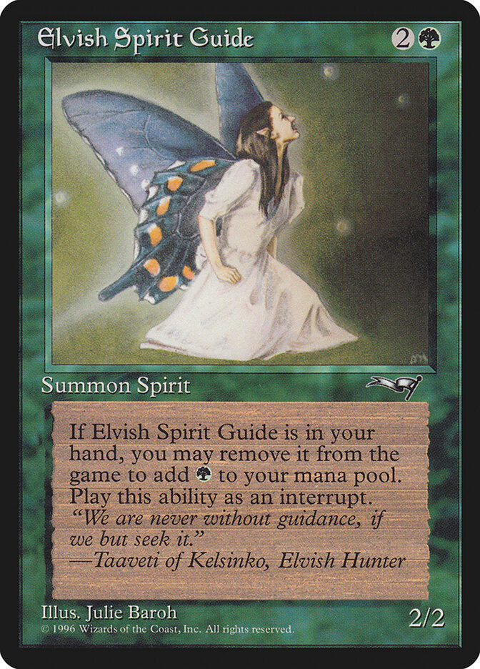 MTG Card Title: Elvish Spirit Guide ALL/89