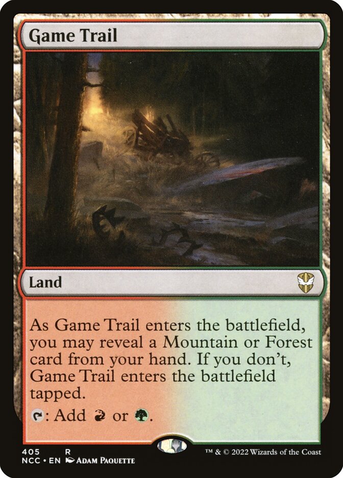 MTG Card Title: Game Trail NCC/405