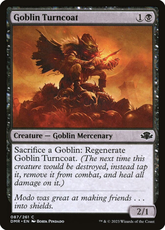 MTG Card Title: Goblin Turncoat DMR/87