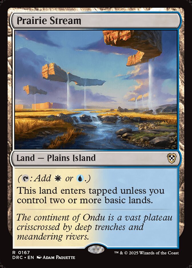 MTG Card Title: Prairie Stream DRC/167