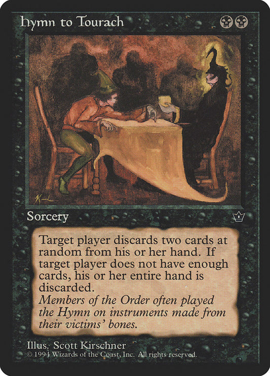 MTG Card Title: Hymn to Tourach FEM/38d