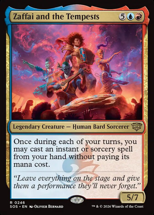 MTG Card Title: Zaffai and the Tempests SOS/246