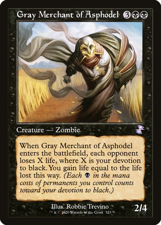 MTG Card Title: Gray Merchant of Asphodel TSR/323