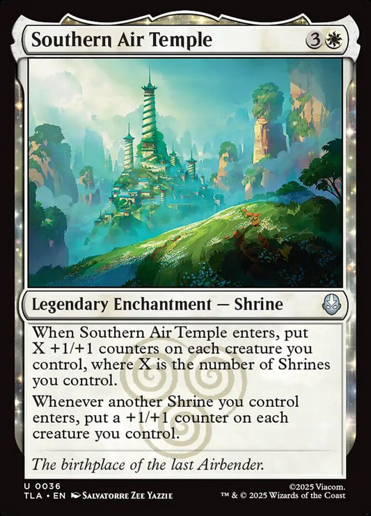 MTG Card Title: Southern Air Temple TLA/36