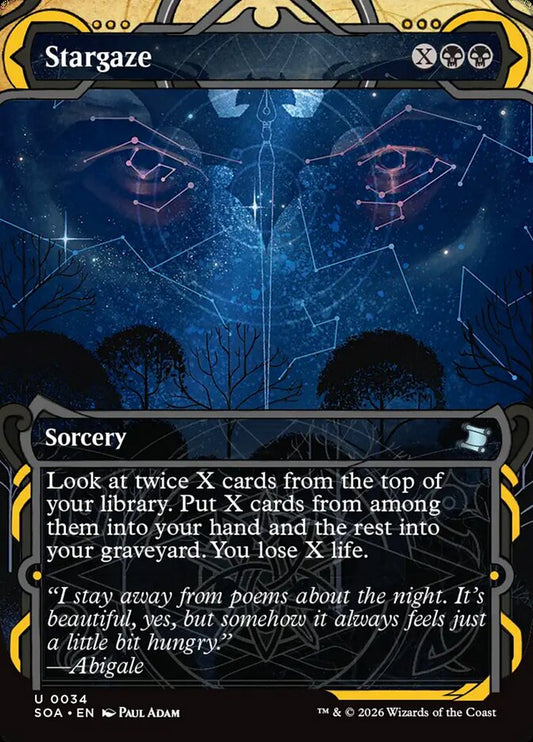 MTG Card Title: Stargaze SOA/34