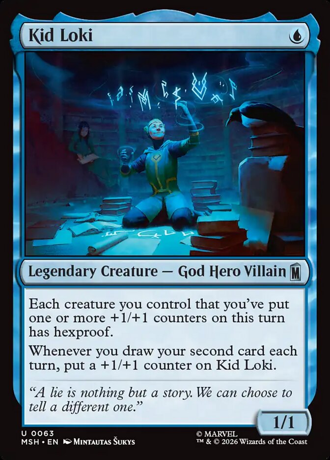 MTG Card Title: Kid Loki MSH/63