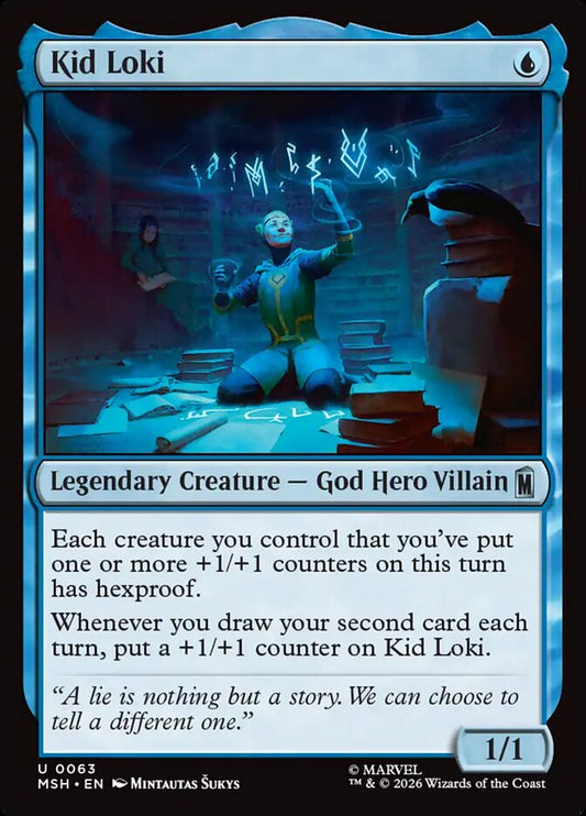 MTG Card Title: Kid Loki MSH/63
