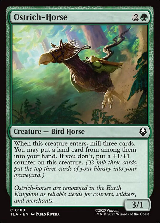 MTG Card Title: Ostrich-Horse TLA/188