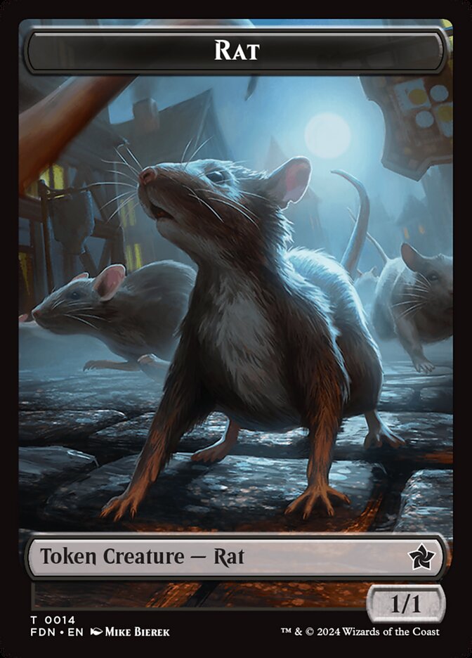 MTG Card Title: Rat TFDN/14
