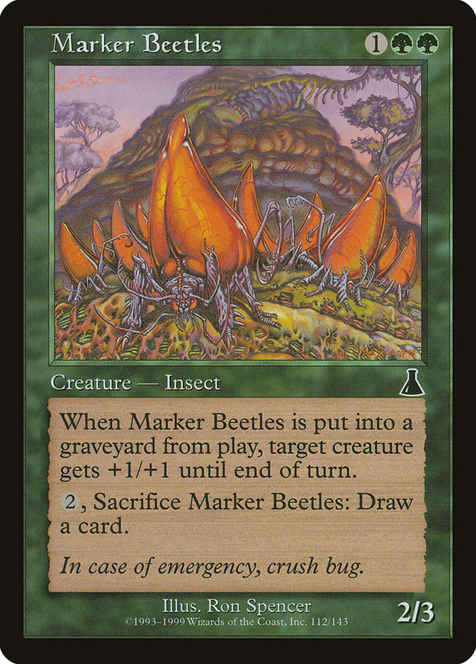 MTG Card Title: Marker Beetles UDS/112