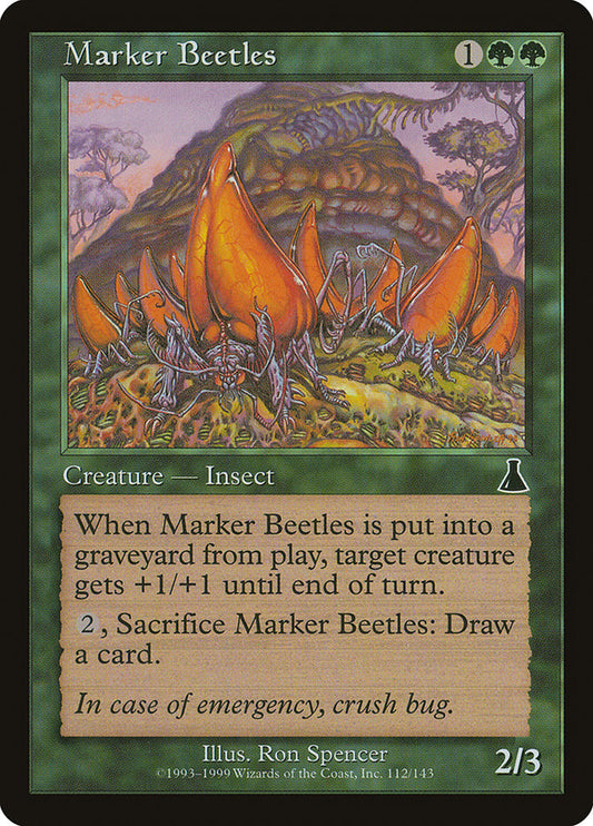 MTG Card Title: Marker Beetles UDS/112