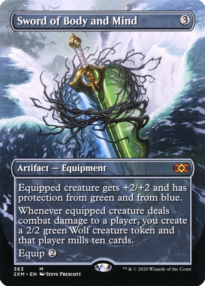 MTG Card Title: Sword of Body and Mind 2XM/363