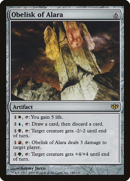 MTG Card Title: Obelisk of Alara CON/140