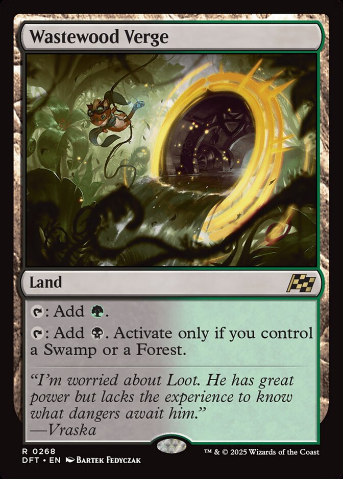 MTG Card Title: Wastewood Verge DFT/268