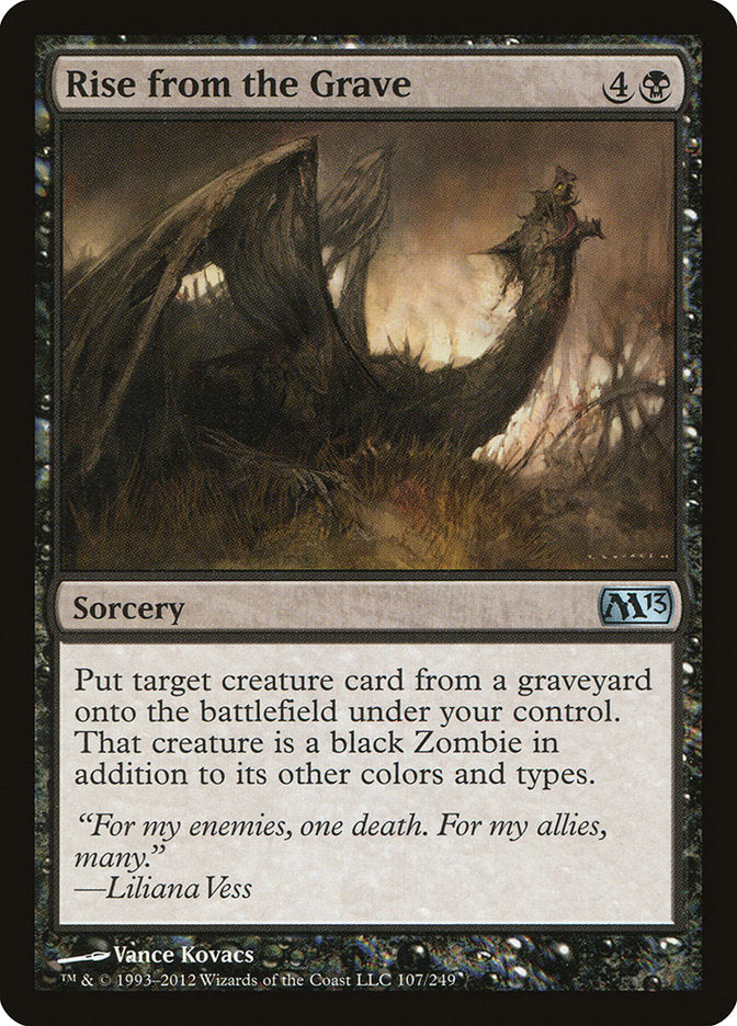 MTG Card Title: Rise from the Grave M13/107