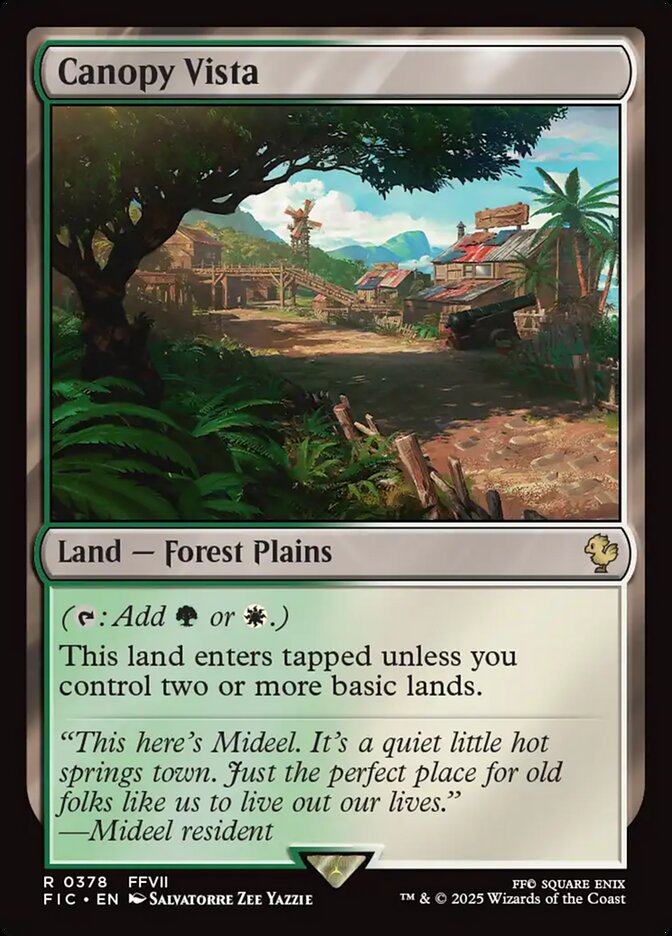 MTG Card Title: Canopy Vista FIC/378