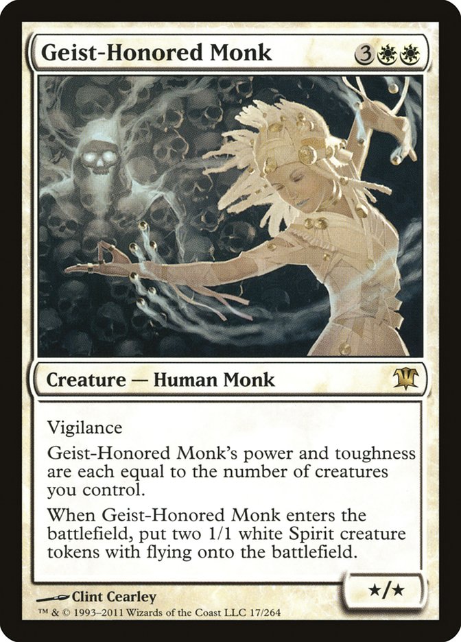 MTG Card Title: Geist-Honored Monk ISD/17