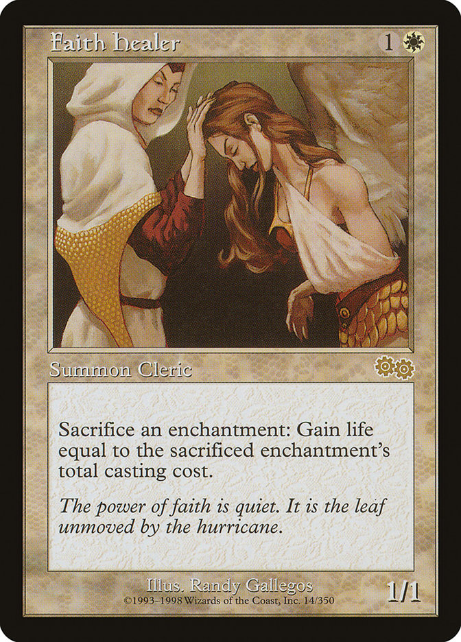 MTG Card Title: Faith Healer USG/14