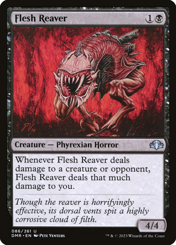 MTG Card Title: Flesh Reaver DMR/86